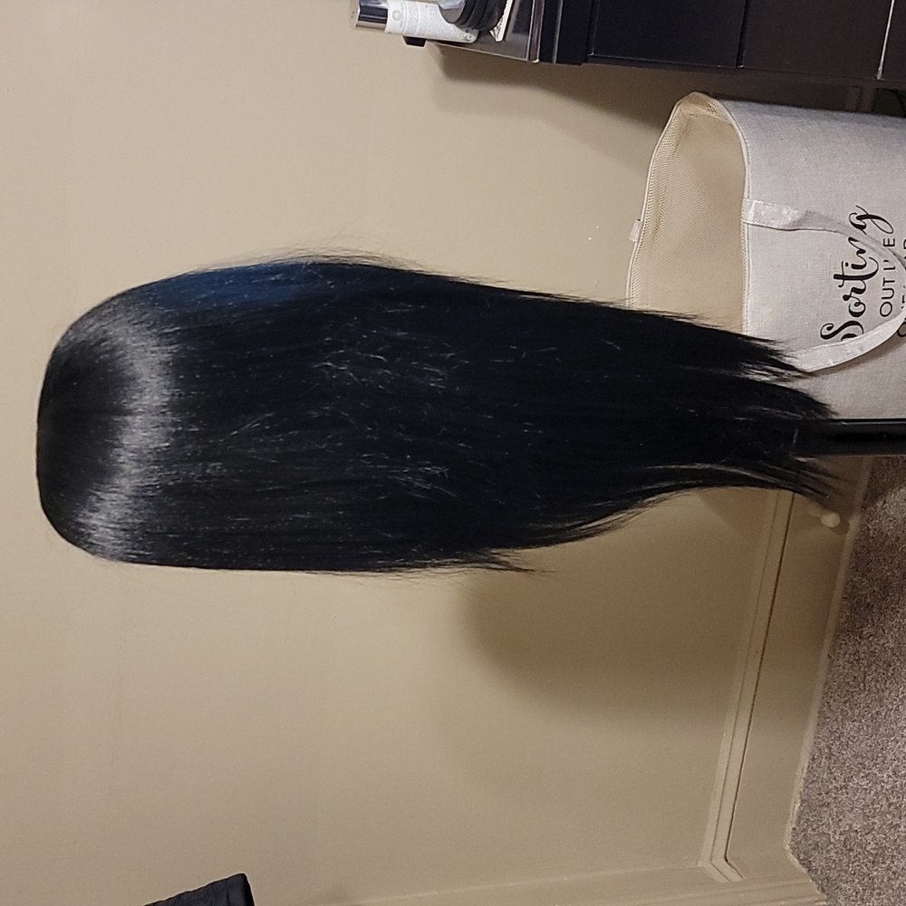 Straight shake and go wig